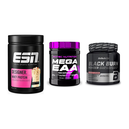 Definitionsphase-Set: ESN Designer + Scitec Mega + BioTech Black – alle enthaltenen Artikel