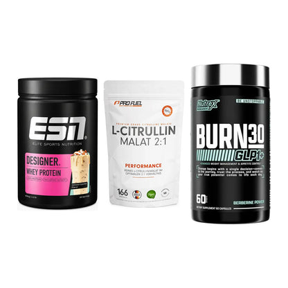 Definitionsphase-Set: ESN Designer + ProFuel L-Citr + Nutrex Burn 30 – alle enthaltenen Artikel