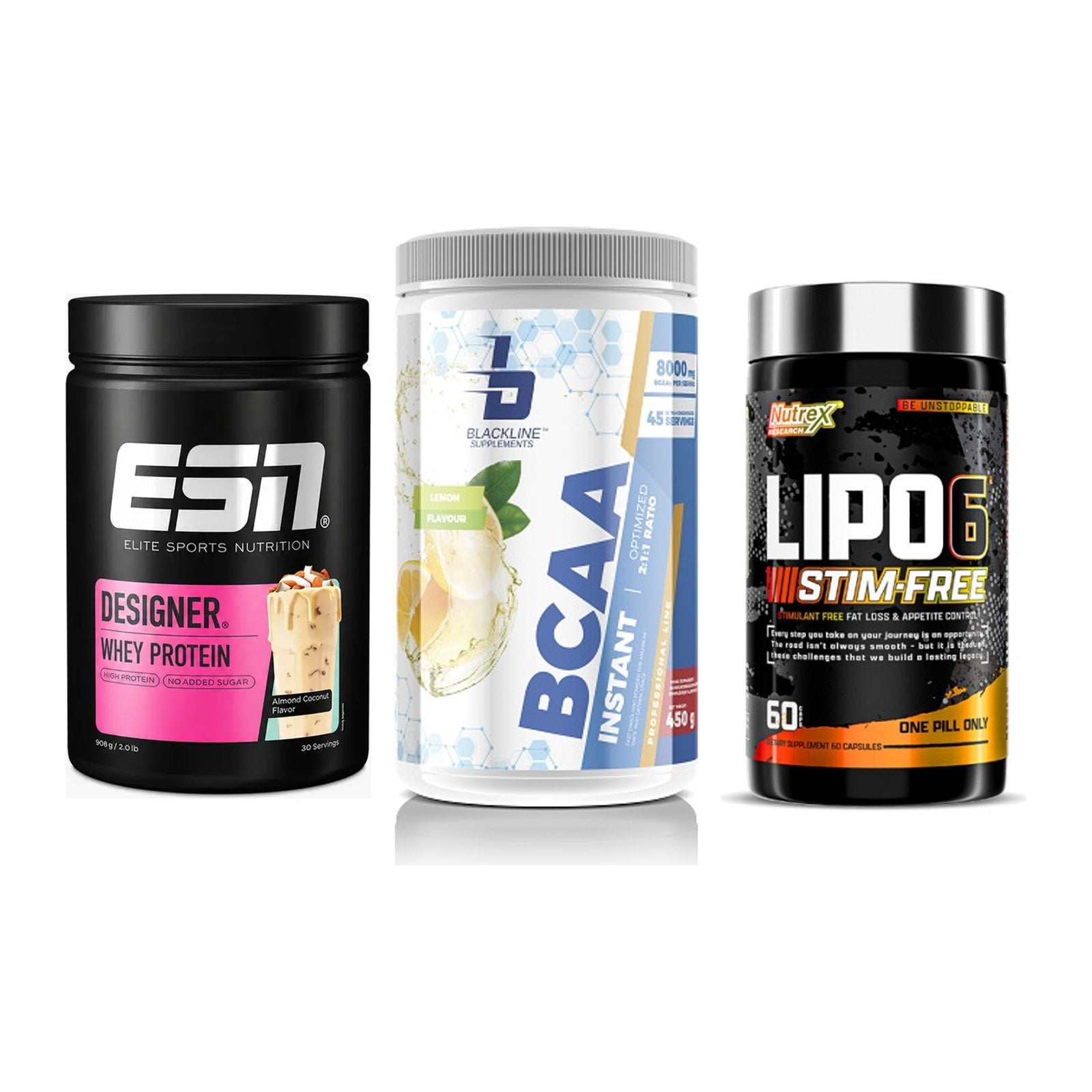Definitionsphase-Set: ESN Designer + Blackline + Nutrex Lipo 6 – alle enthaltenen Artikel