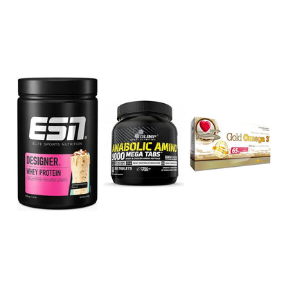 Definitionsphase-Set: ESN Designer + Olimp Anabolic + Olimp Omega 3 – alle enthaltenen Artikel