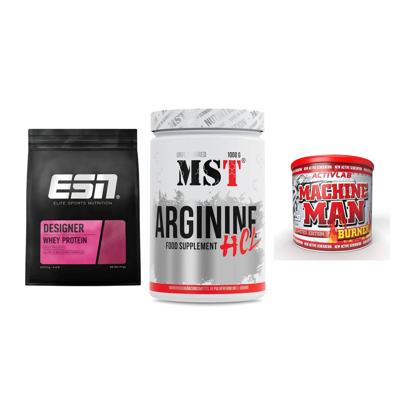Definitionsphase-Set: ESN Designer + MST Arginine + Activlab – alle enthaltenen Artikel