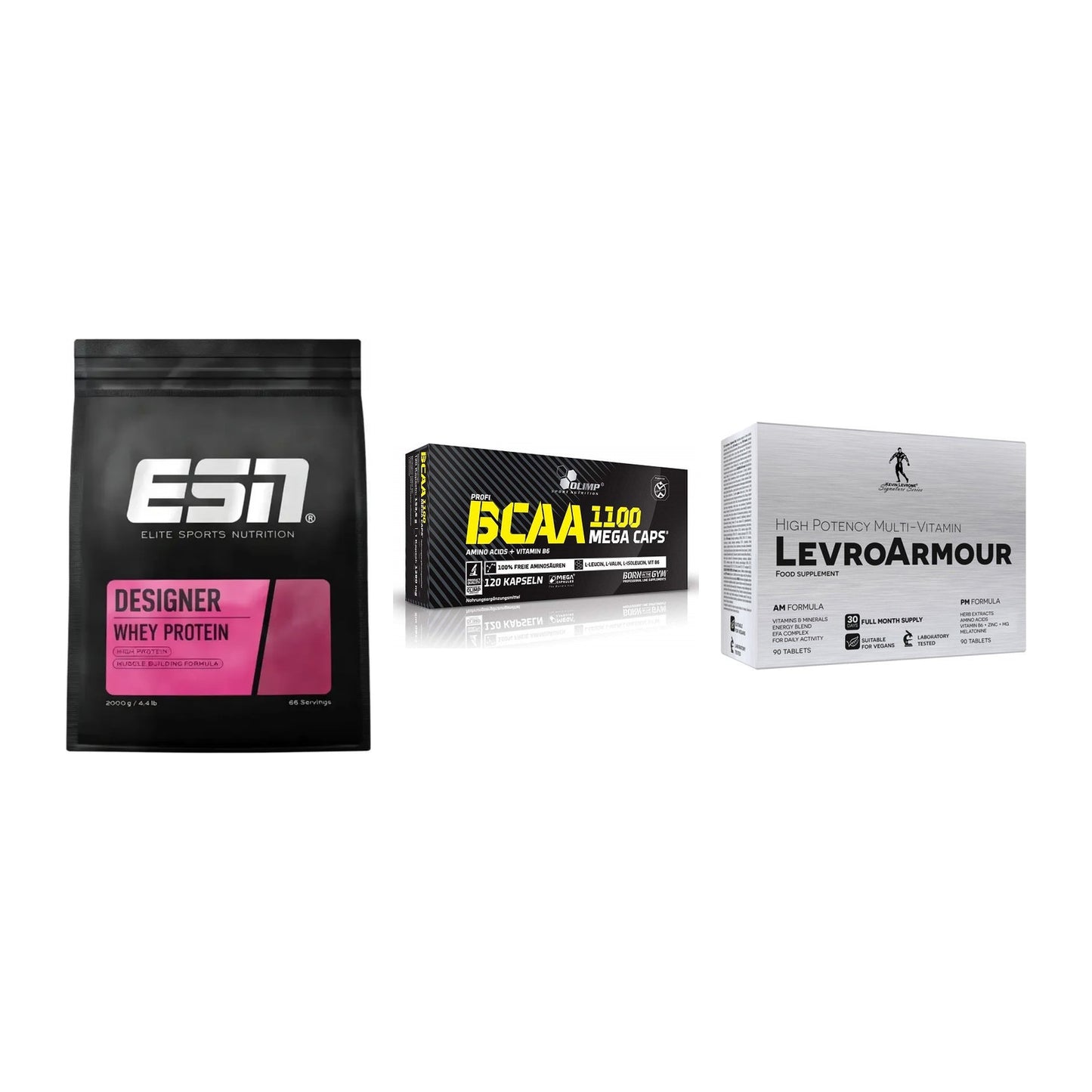 Definitionsphase-Set: ESN Designer + Olimp BCAA + Kevin Levrone – alle enthaltenen Artikel