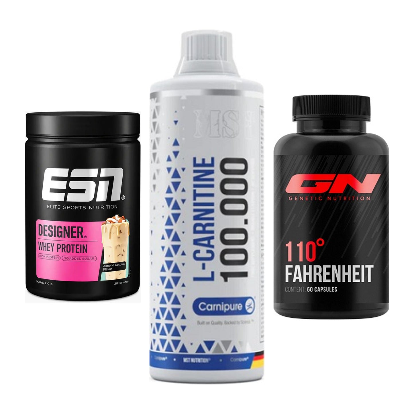 Definitionsphase-Set: ESN Designer + MST L-Carnitin + GN 110 Fahrenh – alle enthaltenen Artikel