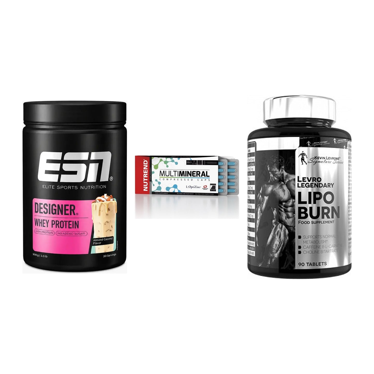 Definitionsphase-Set: ESN Designer + Nutrend Multim + Kevin Levrone – alle enthaltenen Artikel