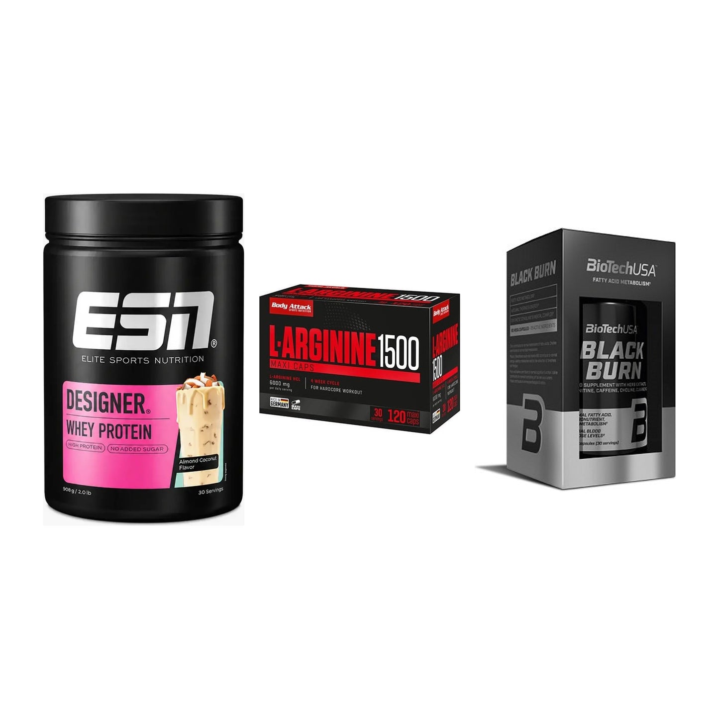 Definitionsphase-Set: ESN Designer + Body Attack + BioTech Black – alle enthaltenen Artikel