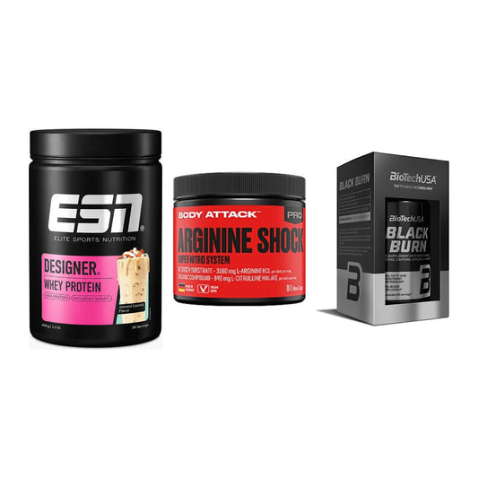 Definitionsphase-Set: ESN Designer + Body Attack + BioTech Black – alle enthaltenen Artikel