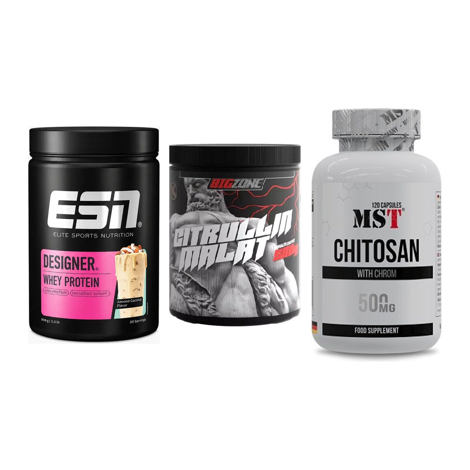 Definitionsphase-Set: ESN Designer + Big Zone + MST Chitosan – alle enthaltenen Artikel
