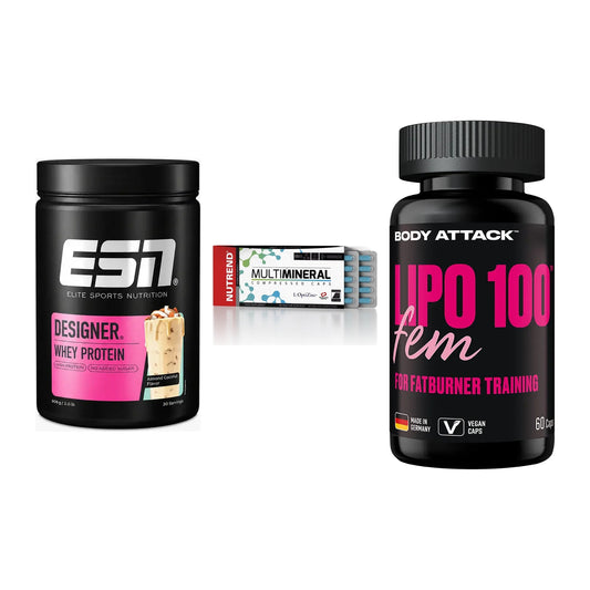 Definitionsphase-Set: ESN Designer + Nutrend Multim + Body Attack – alle enthaltenen Artikel