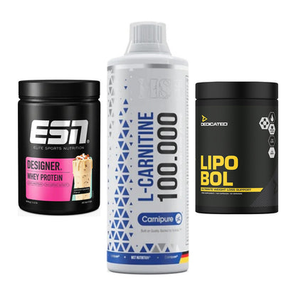 Definitionsphase-Set: ESN Designer + MST L-Carnitin + Dedicated – alle enthaltenen Artikel