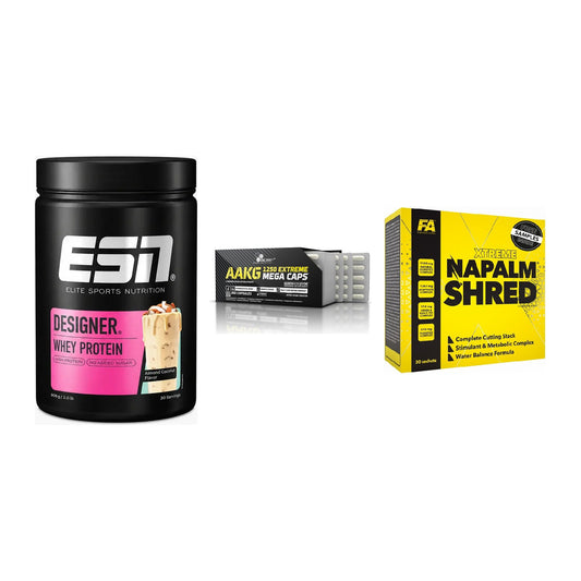 Definitionsphase-Set: ESN Designer + Olimp AAKG + FA Nutrition – alle enthaltenen Artikel