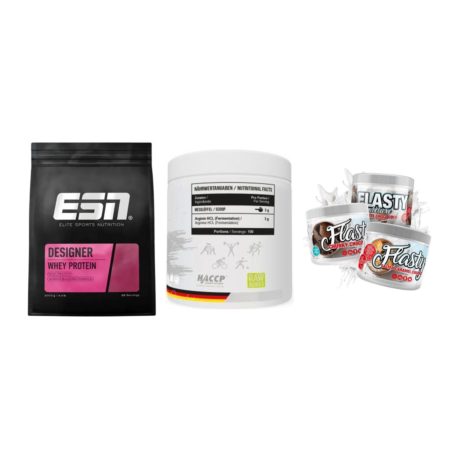 Definitionsphase-Set: ESN Designer + MST Arginine + Sinob Flasty – alle enthaltenen Artikel