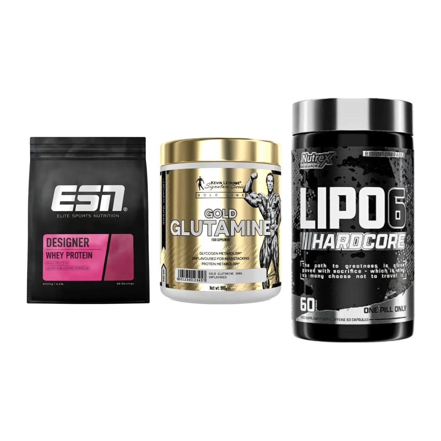Definitionsphase-Set: ESN Designer + Kevin Levrone + Nutrex Lipo 6 – alle enthaltenen Artikel