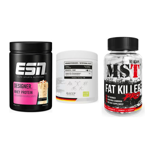 Definitionsphase-Set: ESN Designer + MST Arginine + MST Fat Killer – alle enthaltenen Artikel