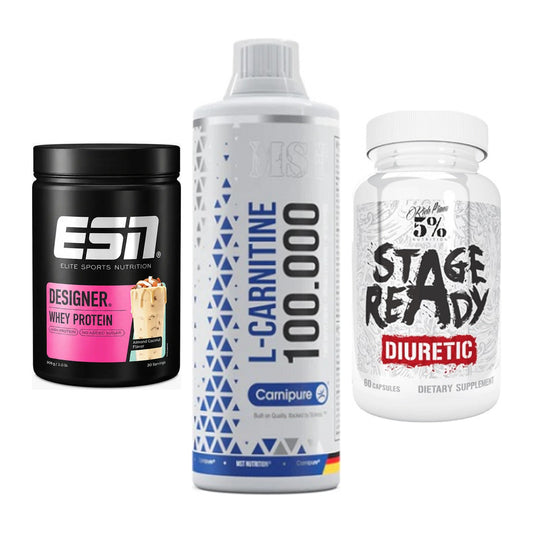 Definitionsphase-Set: ESN Designer + MST L-Carnitin + 5% Nutrition – alle enthaltenen Artikel