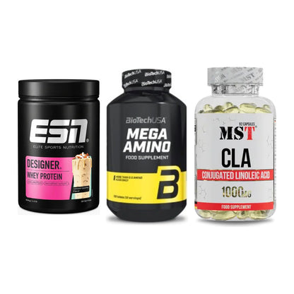 Definitionsphase-Set: ESN Designer + BioTech Mega + MST CLA 1000mg – alle enthaltenen Artikel