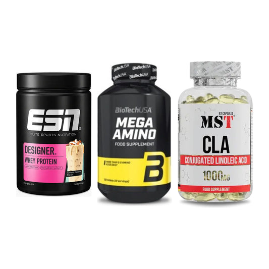 Definitionsphase-Set: ESN Designer + BioTech Mega + MST CLA 1000mg – alle enthaltenen Artikel