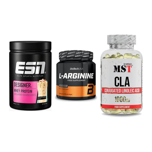 Definitionsphase-Set: ESN Designer + BioTech L-Argi + MST CLA 1000mg – alle enthaltenen Artikel