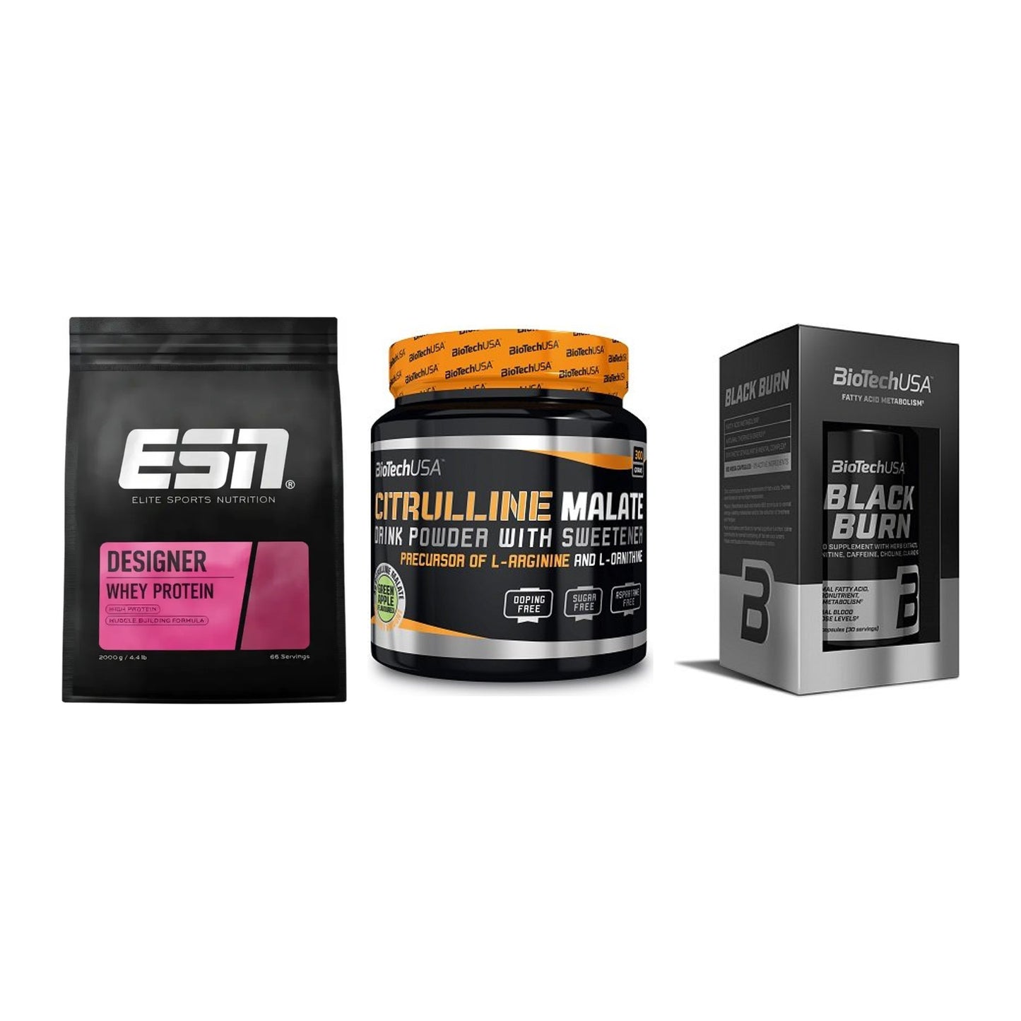 Definitionsphase-Set: ESN Designer + BioTech Citrul + BioTech Black – alle enthaltenen Artikel