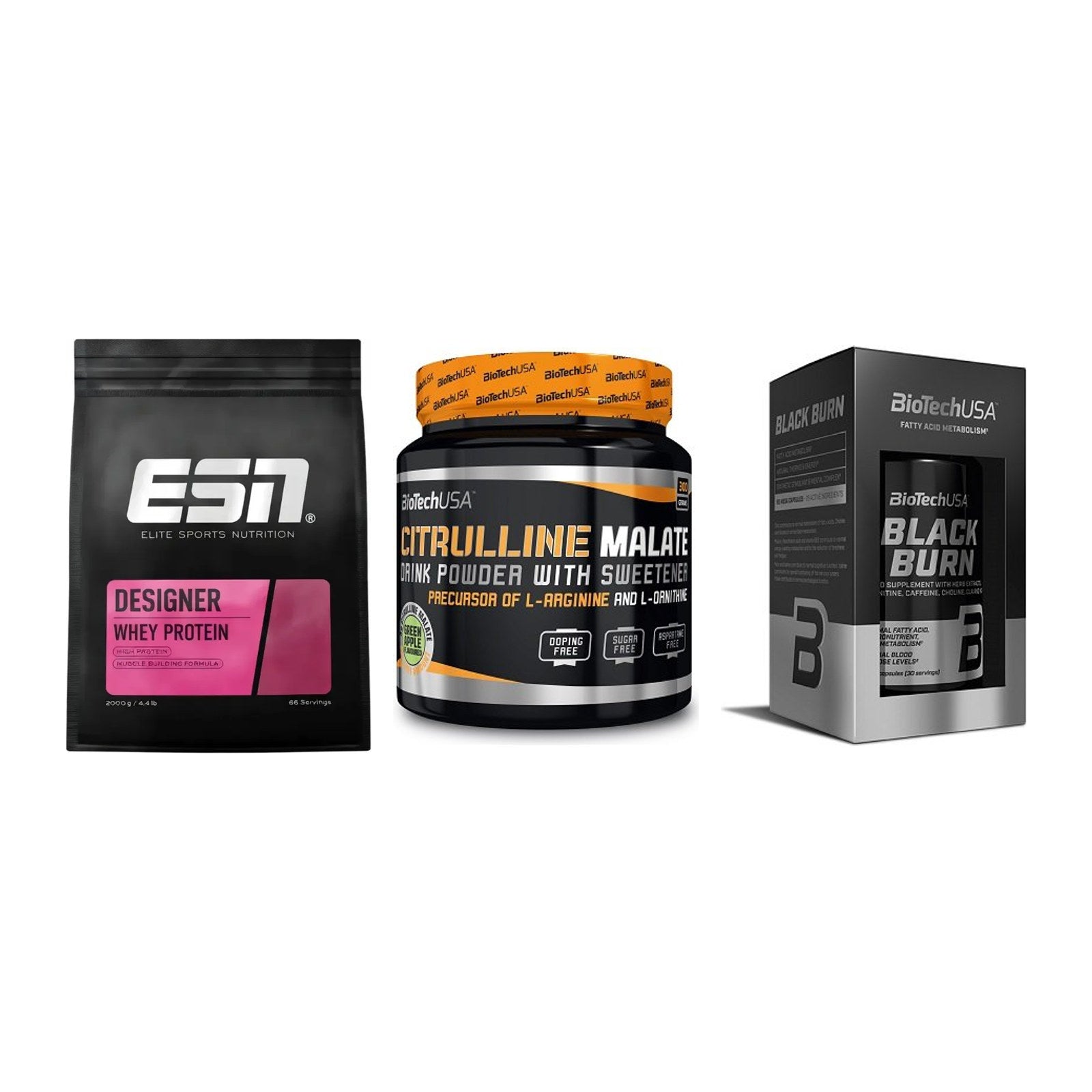 Definitionsphase-Set: ESN Designer + BioTech Citrul + BioTech Black – alle enthaltenen Artikel
