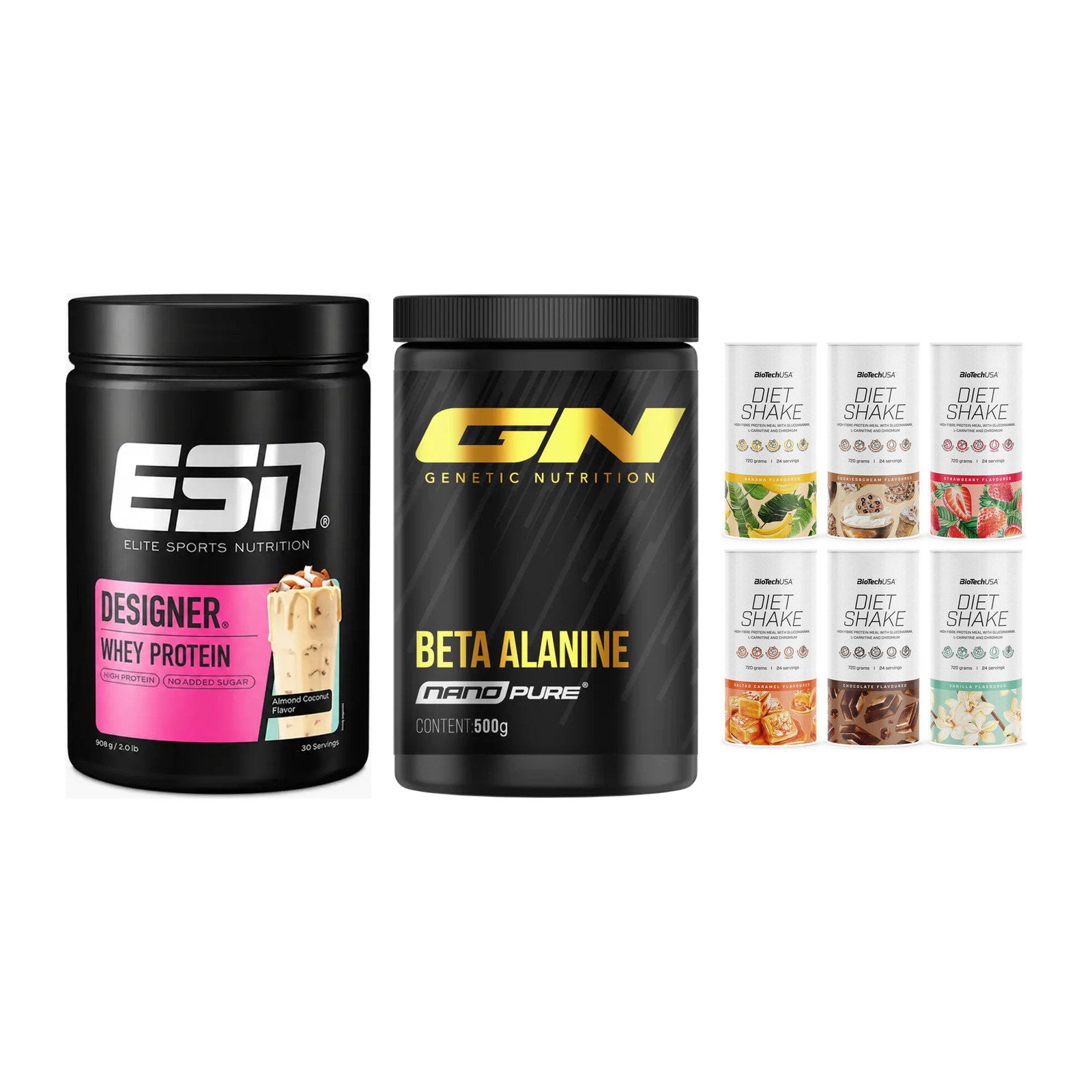 Definitionsphase-Set: ESN Designer + GN Nano Beta + BioTech Diet – alle enthaltenen Artikel