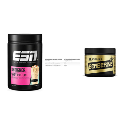 Definitionsphase-Set: ESN Designer + INLEAD L-Carni + Peak Berberine – alle enthaltenen Artikel