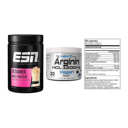 Definitionsphase-Set: ESN Designer + NNT Arginin + GN Shred Cuts – alle enthaltenen Artikel