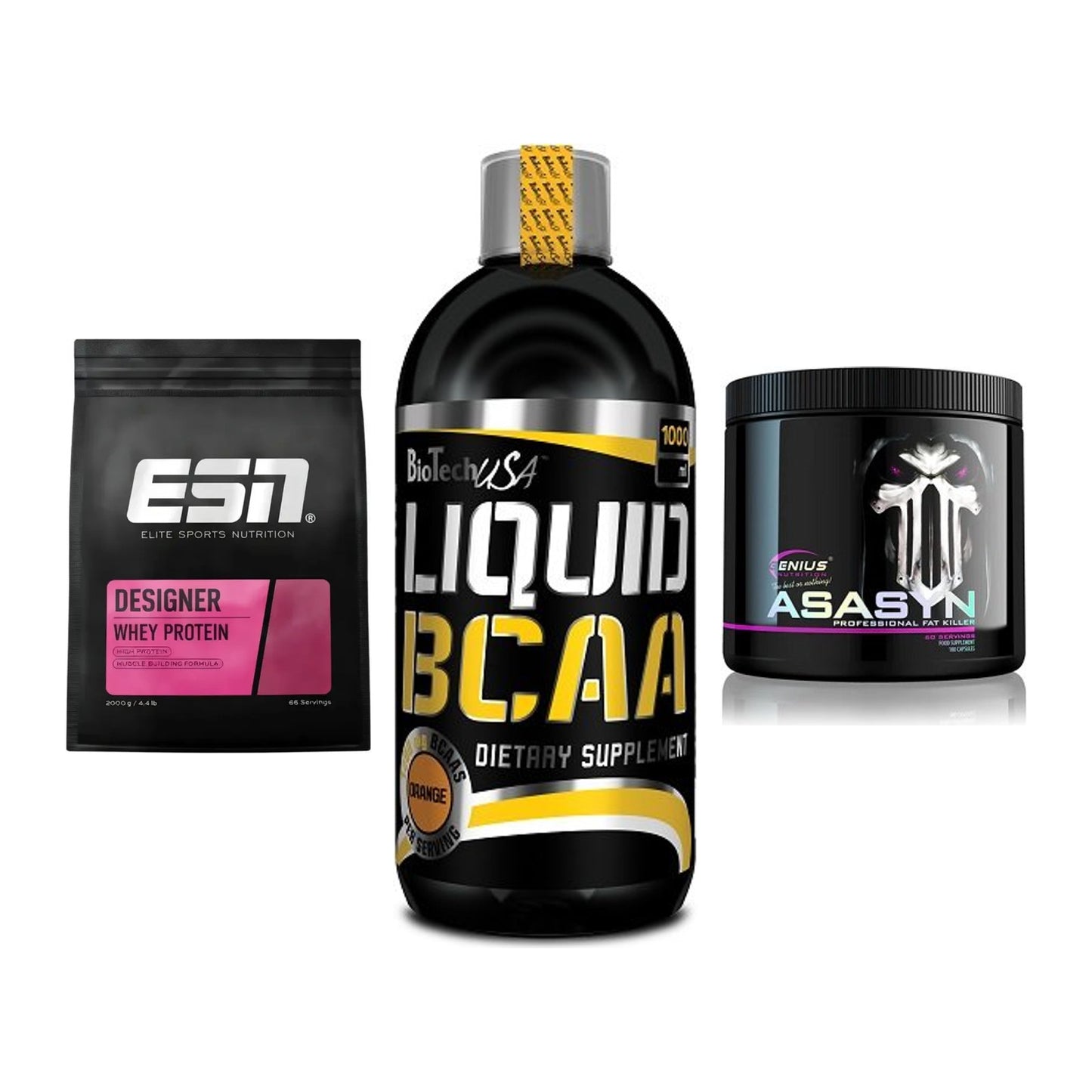 Definitionsphase-Set: ESN Designer + BioTech Liquid + Genius Nutriti – alle enthaltenen Artikel
