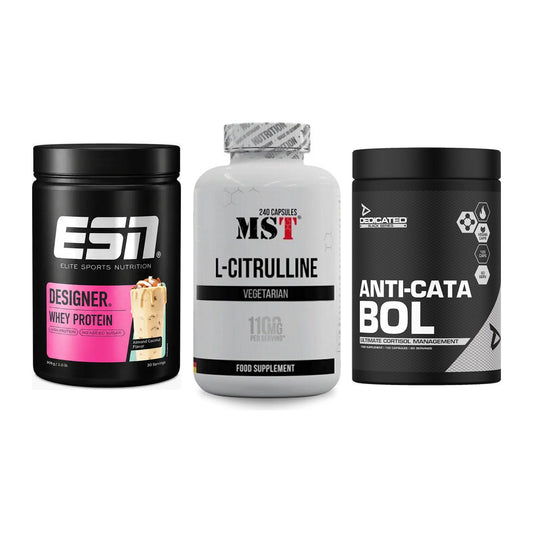 Definitionsphase-Set: ESN Designer + MST Citrulline + Dedicated – alle enthaltenen Artikel