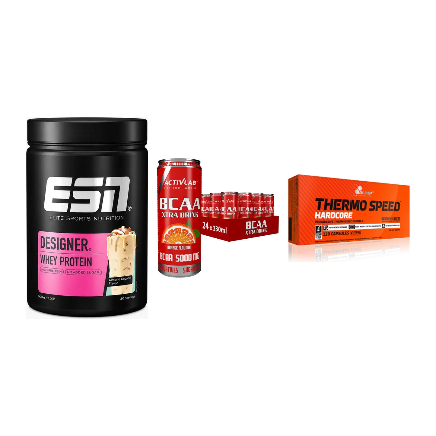 Definitionsphase-Set: ESN Designer + Activlab BCAA + Olimp Thermo – alle enthaltenen Artikel