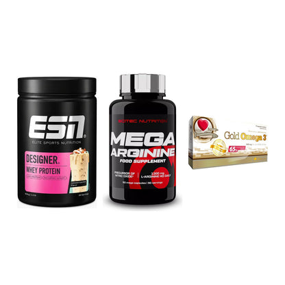 Definitionsphase-Set: ESN Designer + Scitec Mega + Olimp Omega 3 – alle enthaltenen Artikel