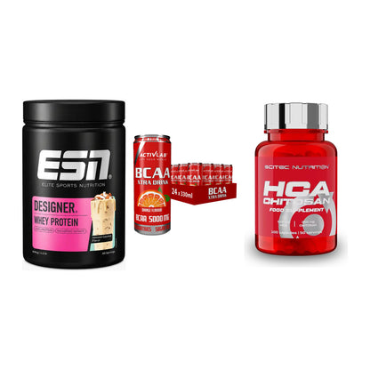 Definitionsphase-Set: ESN Designer + Activlab BCAA + Scitec HCA-Chi – alle enthaltenen Artikel