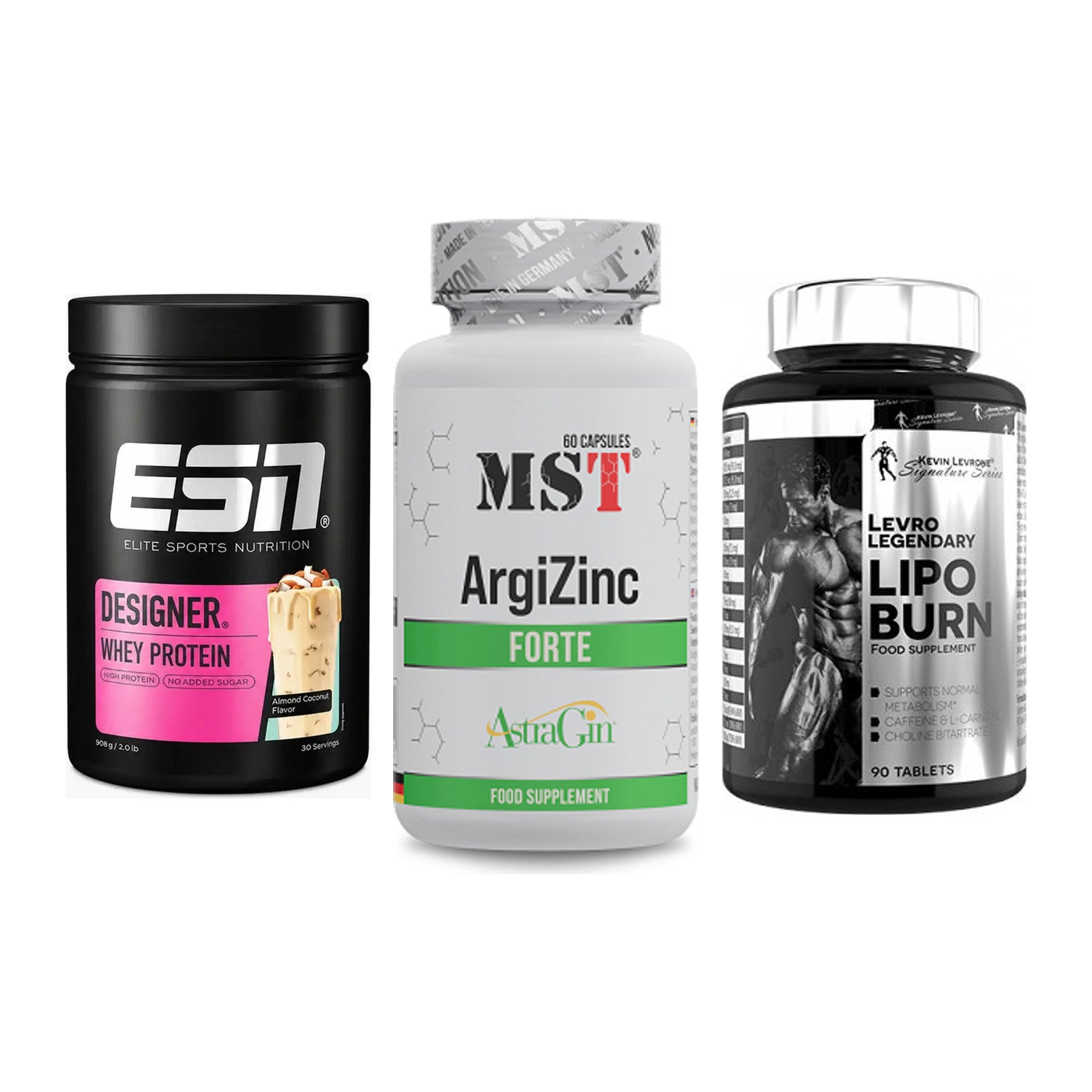 Definitionsphase-Set: ESN Designer + MST ArgiZinc + Kevin Levrone – alle enthaltenen Artikel