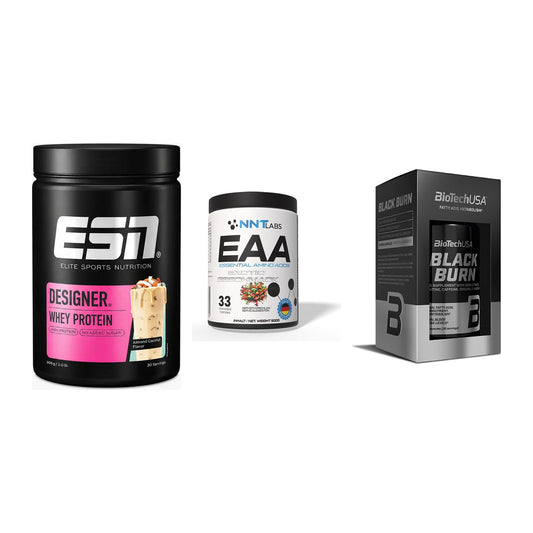 Definitionsphase-Set: ESN Designer Whey + NNT EAA + BioTech Black Burn – alle enthaltenen Artikel