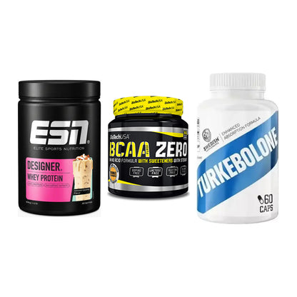 Definitionsphase-Set: ESN Designer + BioTech BCAA + Swedish Supple – alle enthaltenen Artikel