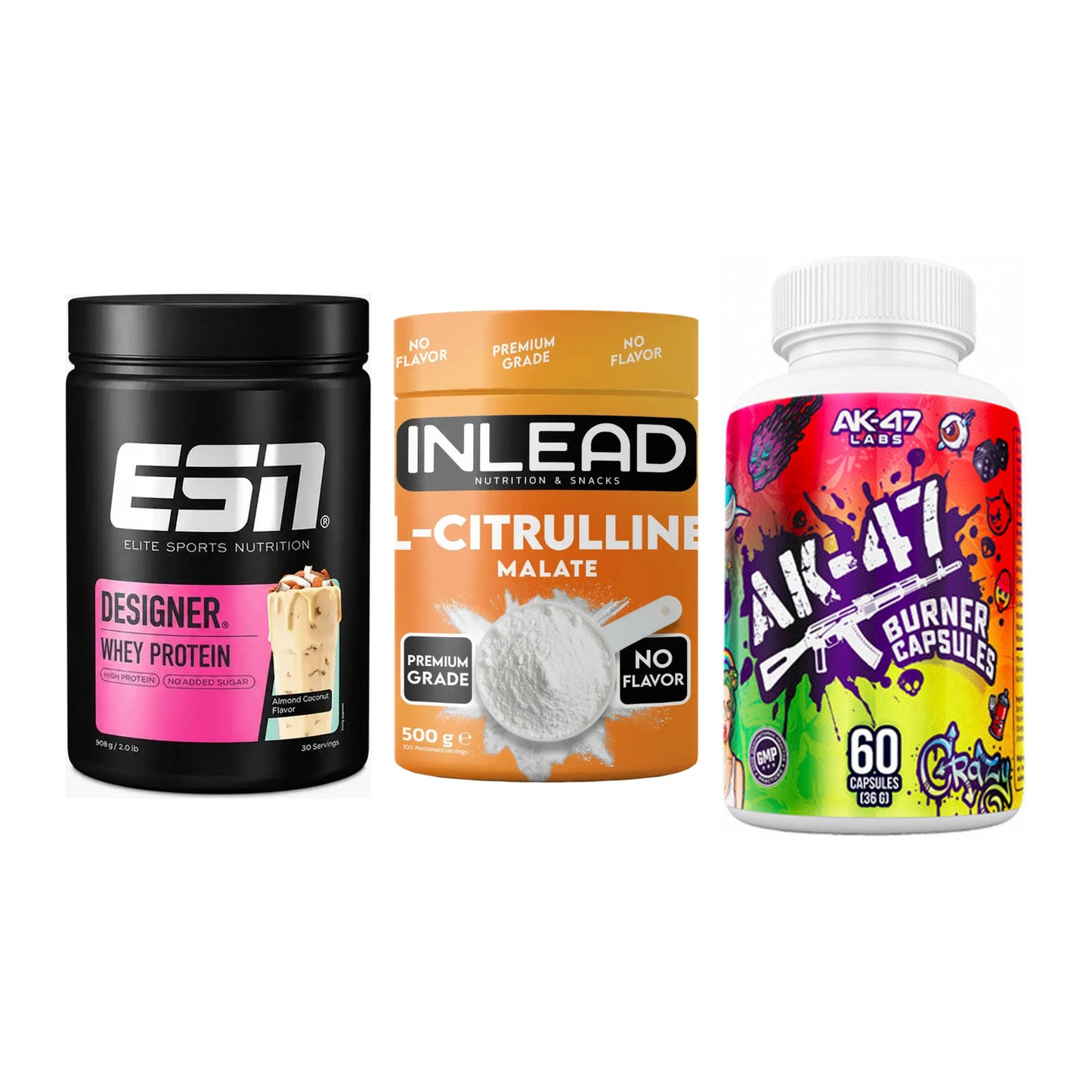 Definitionsphase-Set: ESN Designer + INLEAD L-Citru + AK47 Labs – alle enthaltenen Artikel