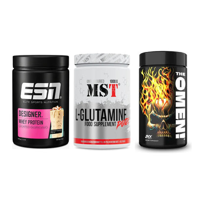 Definitionsphase-Set: ESN Designer + MST Glutamine + JNX Sports – alle enthaltenen Artikel