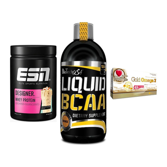 Definitionsphase-Set: ESN Designer + BioTech Liquid + Olimp Omega 3 – alle enthaltenen Artikel