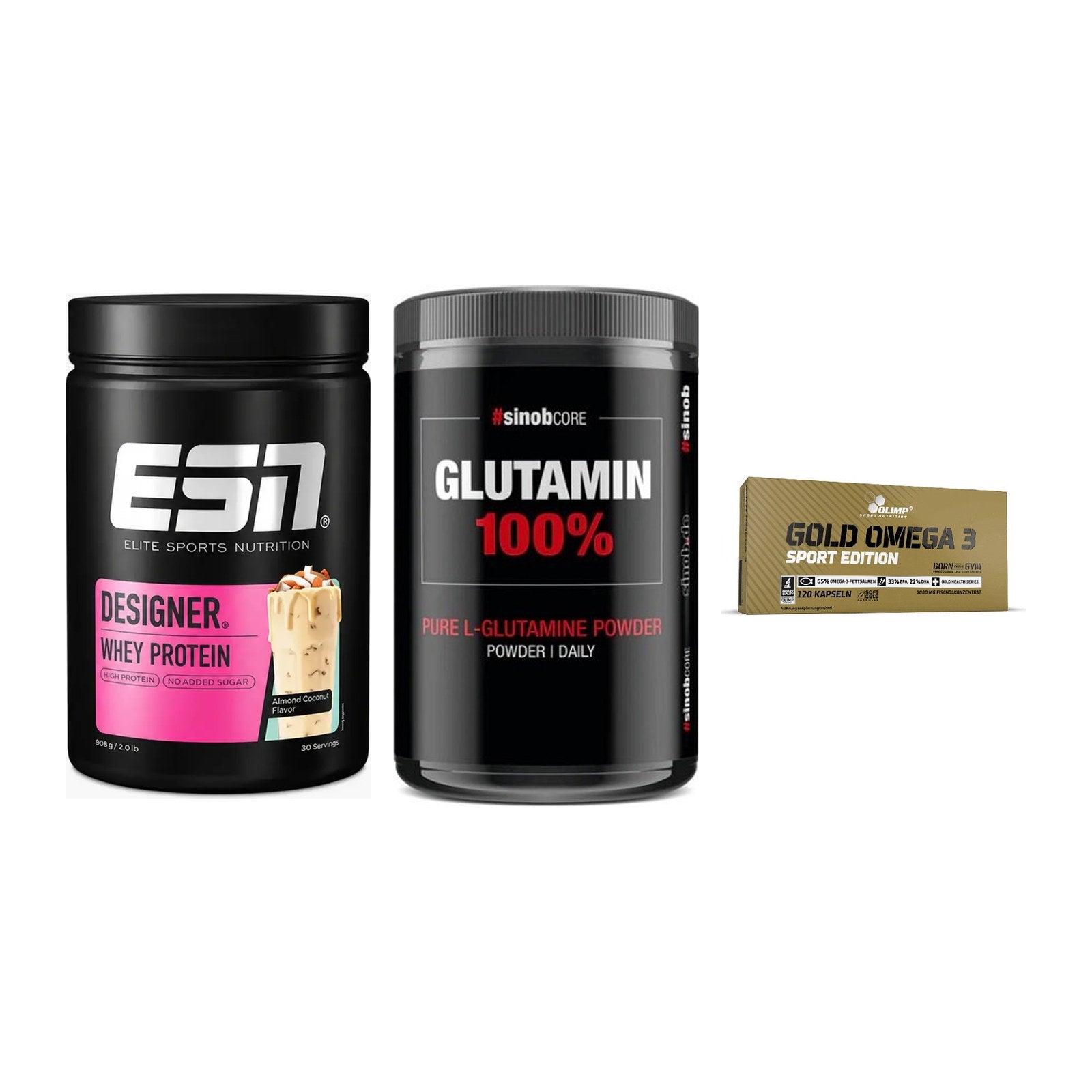 Definitionsphase-Set: ESN Designer + Sinob Core + Olimp Omega 3 – alle enthaltenen Artikel