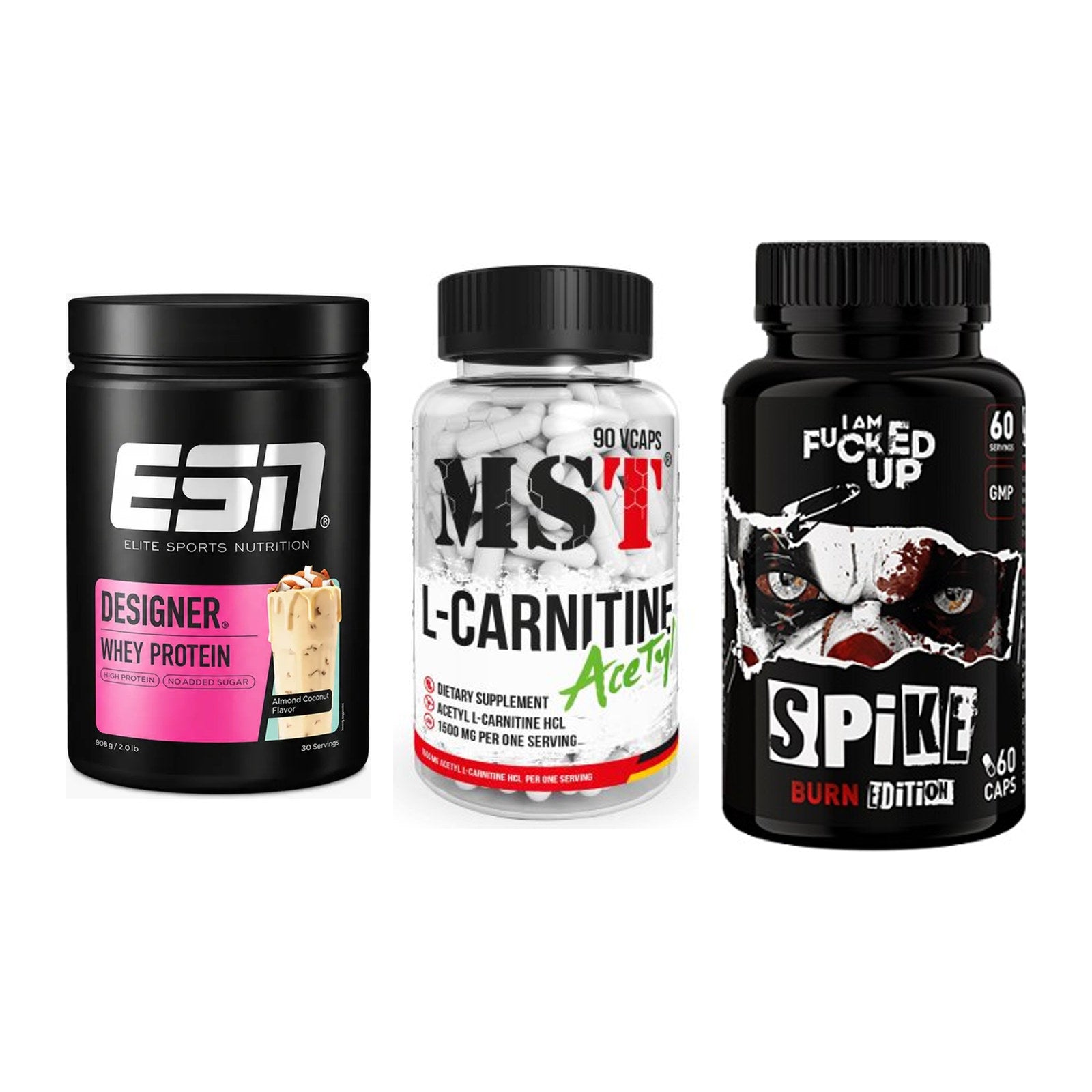 Definitionsphase-Set: ESN Designer + MST L-Carnitin + Swedish Supple – alle enthaltenen Artikel