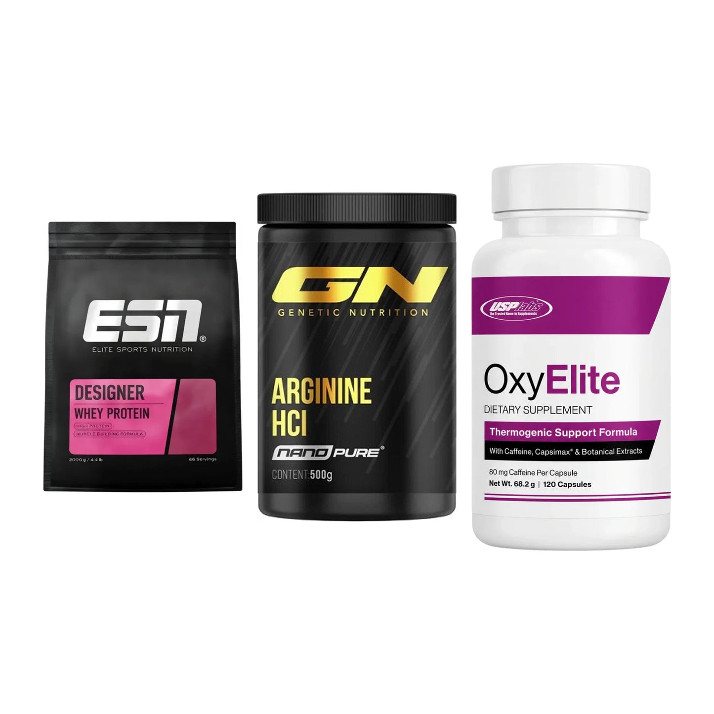 Definitionsphase-Set: ESN Designer + GN Arginine + USP Labs – alle enthaltenen Artikel