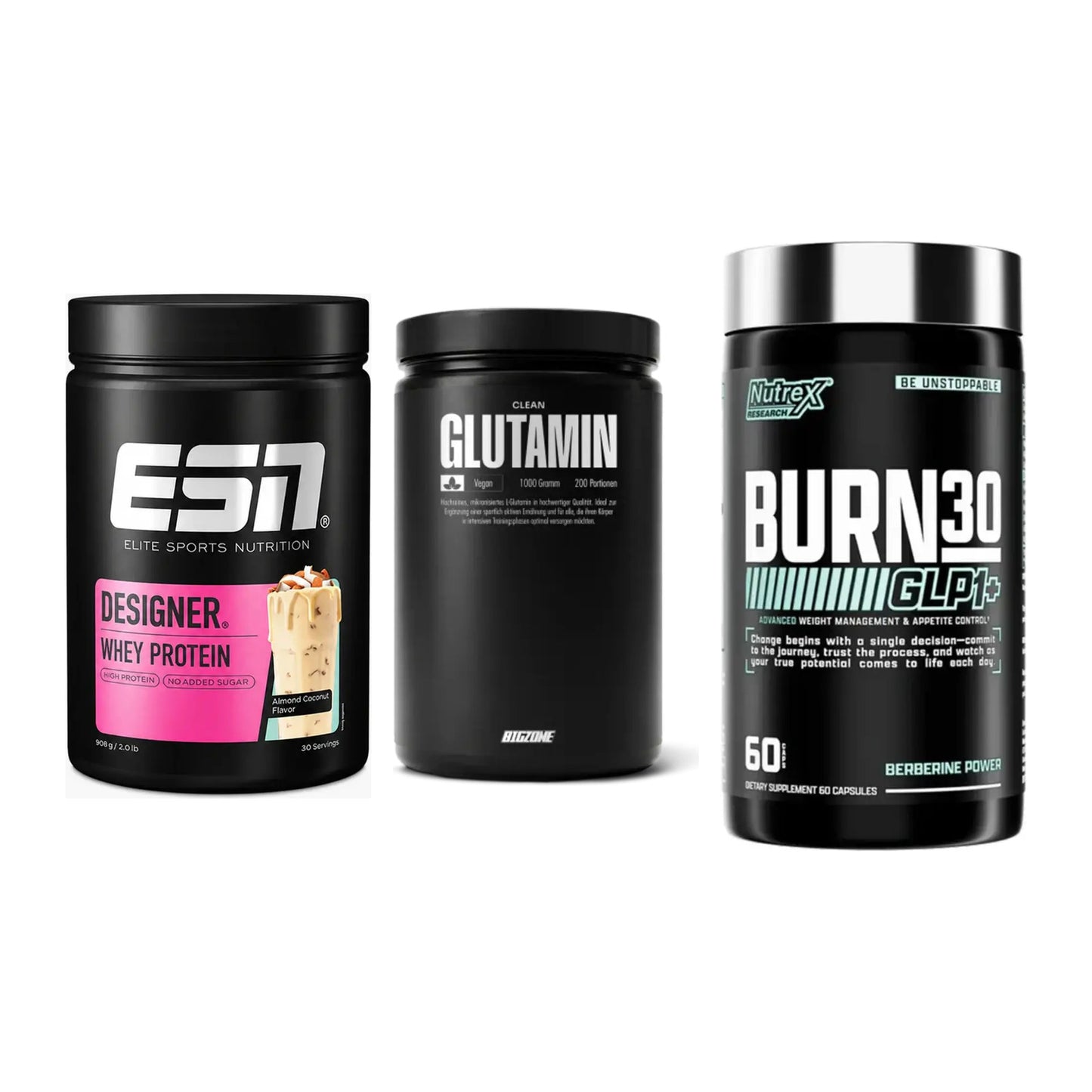 Definitionsphase-Set: ESN Designer + Big Zone + Nutrex Burn 30 – alle enthaltenen Artikel