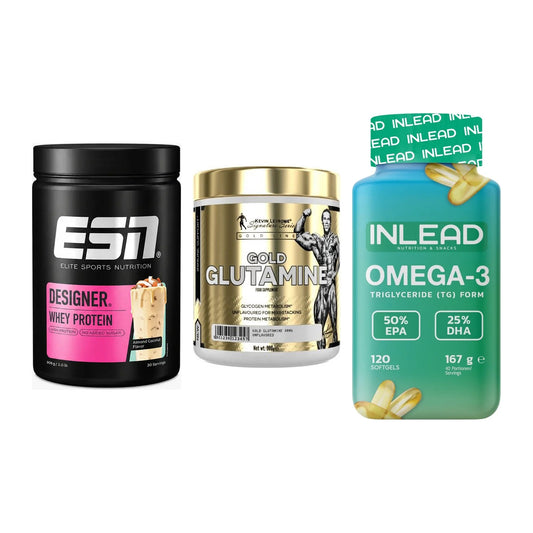 Definitionsphase-Set: ESN Designer + Kevin Levrone + INLEAD Omega-3 – alle enthaltenen Artikel