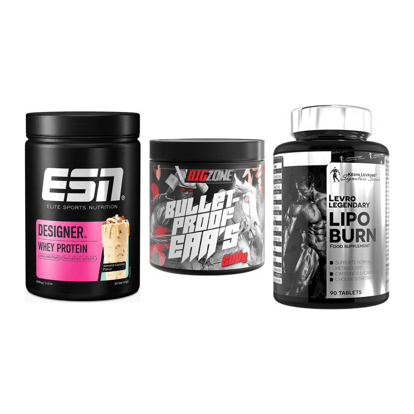 Definitionsphase-Set: ESN Designer + Big Zone + Kevin Levrone – alle enthaltenen Artikel