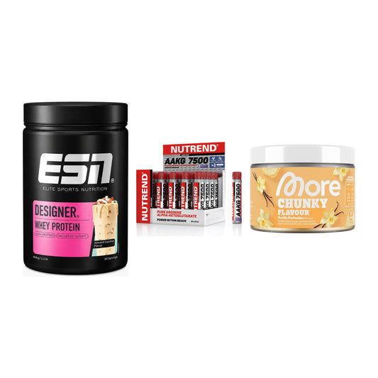 Definitionsphase-Set: ESN Designer + Nutrend AAKG + More Nutrition – alle enthaltenen Artikel
