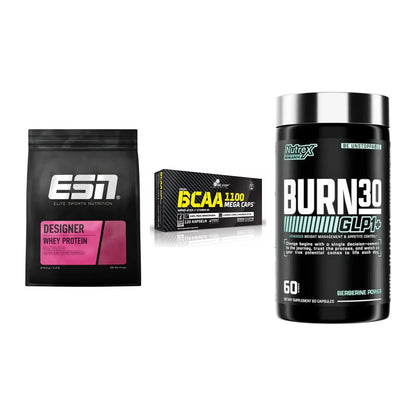 Definitionsphase-Set: ESN Designer + Olimp BCAA + Nutrex Burn 30 – alle enthaltenen Artikel