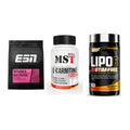 Definitionsphase-Set: ESN Designer + MST L-Carnitin + Nutrex Lipo 6 – alle enthaltenen Artikel