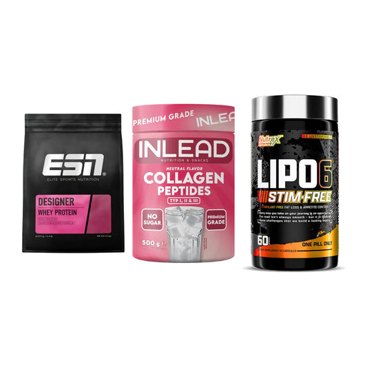 Definitionsphase-Set: ESN Designer + INLEAD Collage + Nutrex Lipo 6 – alle enthaltenen Artikel