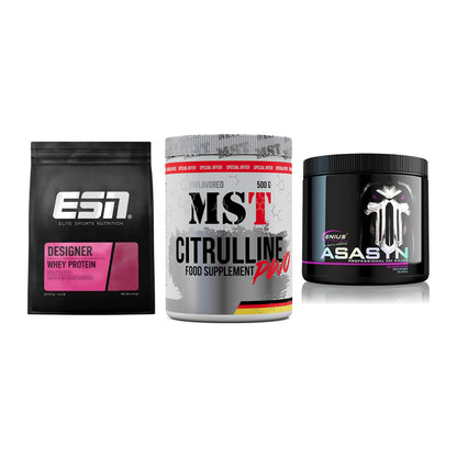 Definitionsphase-Set: ESN Designer + MST Citrulline + Genius Nutriti – alle enthaltenen Artikel