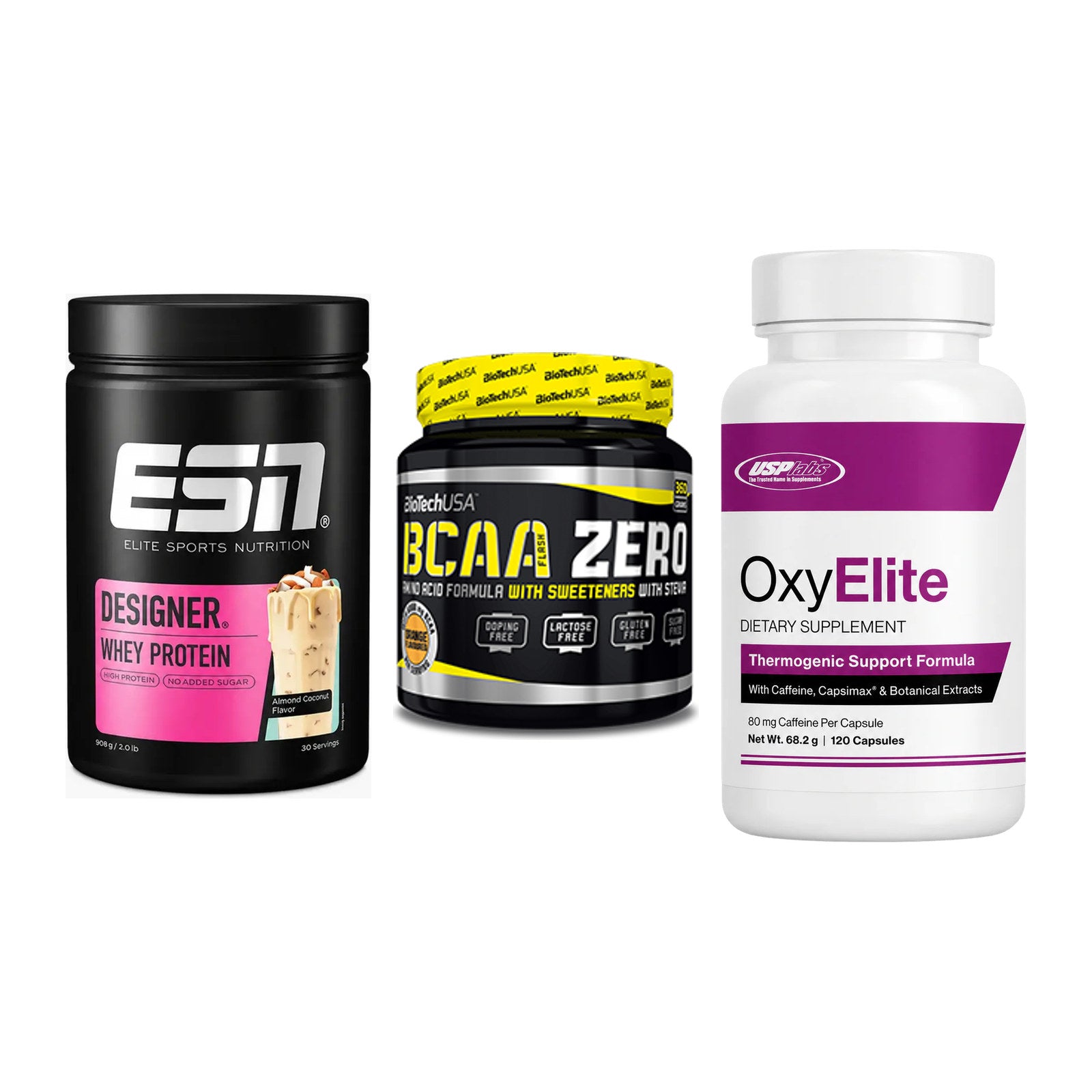 Definitionsphase-Set: ESN Designer + BioTech BCAA + USP Labs – alle enthaltenen Artikel
