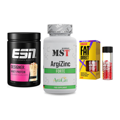 Definitionsphase-Set: ESN Designer + MST ArgiZinc + Nutrend Fat – alle enthaltenen Artikel